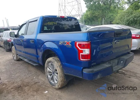 2018 Ford F-150 Xl z USA, uszkodzony, nr VIN 1FTEW1EP6JFC41057